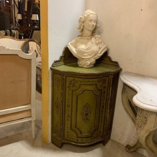 C18th Italian Corner Painted Finish 1250 x 520 x 750
