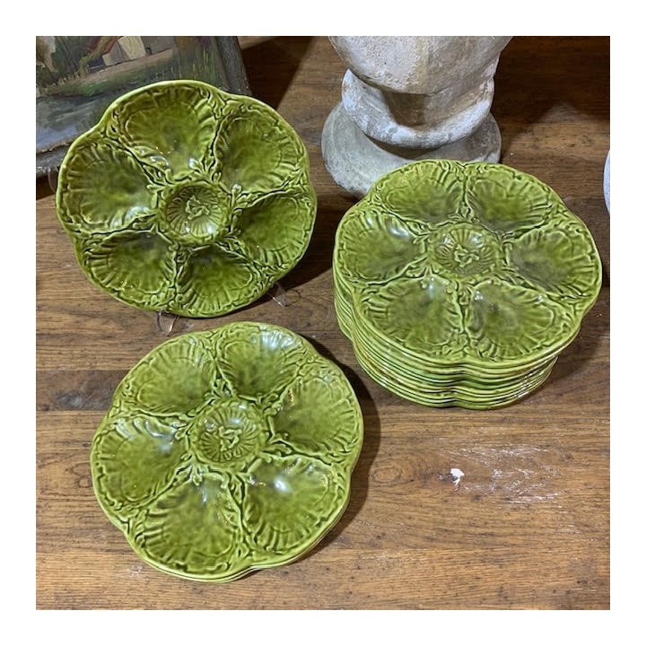 Gien French Oyster Plates 15