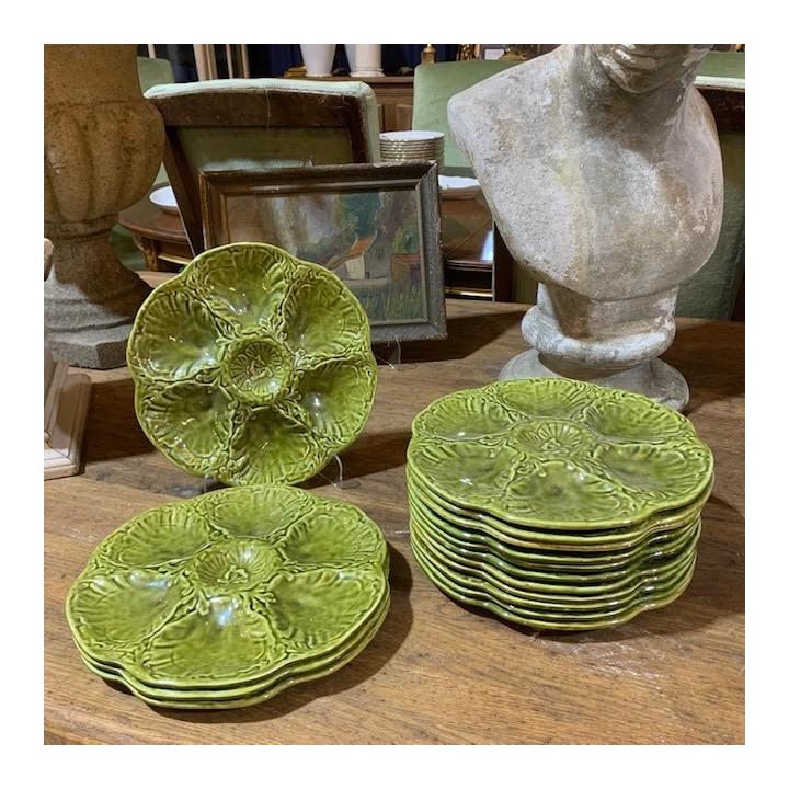 Gien French Oyster Plates 15