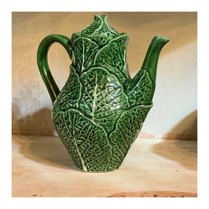 Vintage Cabbage Coffee Pot