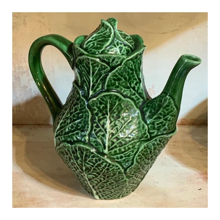 Vintage Cabbage Coffee Pot