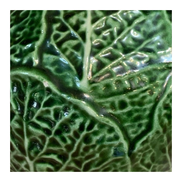 Vintage Cabbage Coffee Pot