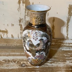 French Vintage Vase Chinoiserie Birds