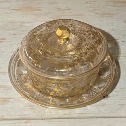 C19th French Crystal and Gold Napoleon III