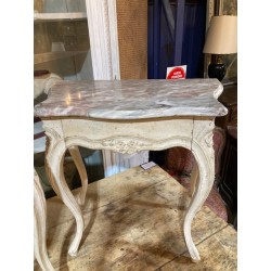 SOLD C19th Pair of Side Tables with Original Complementory Marble