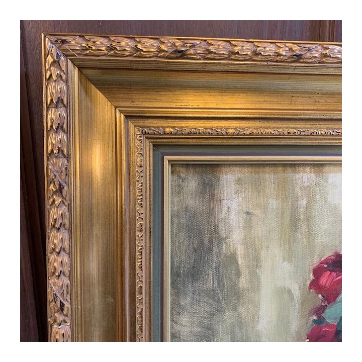 European Oil on Canvas Still Life Early C20th