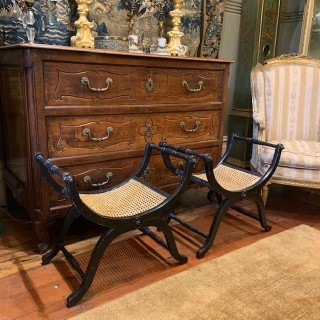 C19th Napoleon III French Pair of Stool
