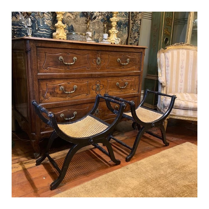 C19th Napoleon III French Pair of Stool