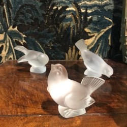 Birds French Frosted Glass Lalique