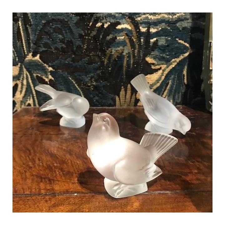 Birds French Frosted Glass Lalique