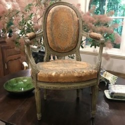 C18th French Louis XVI period Fauteuil