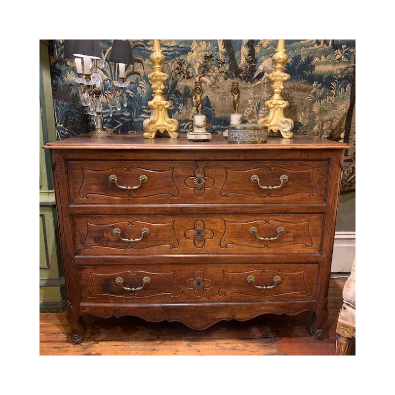 SOLD Antique French Oak Chest of Drawers