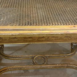 C1900 French Louis XVI Style Bench
