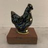 Antique French Rooster Pen Holder