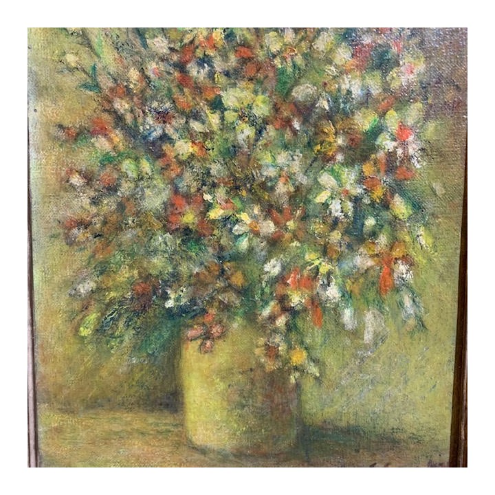 C1940 French Oil on Canvas Still Life