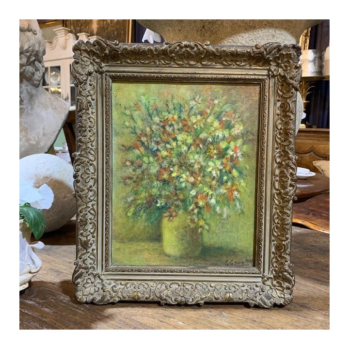 C1940 French Oil on Canvas Still Life