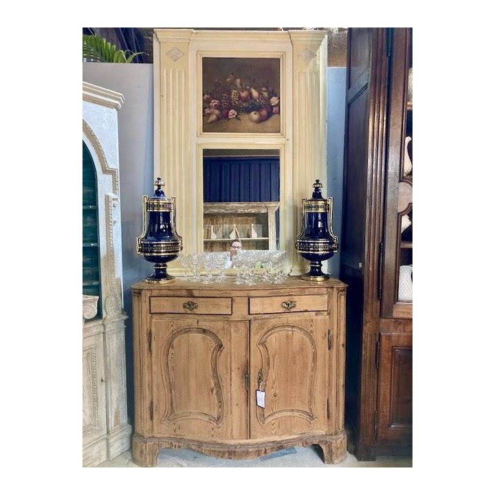 C19th French Directoire Mirror featuring Still Life