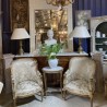 C19th Napoleon III French Louis XVI Style Gilded Bergere