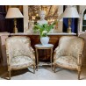 C19th Napoleon III French Louis XVI Style Gilded Bergere