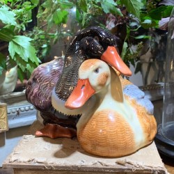 Porcelaine Romantic Ducks C1950