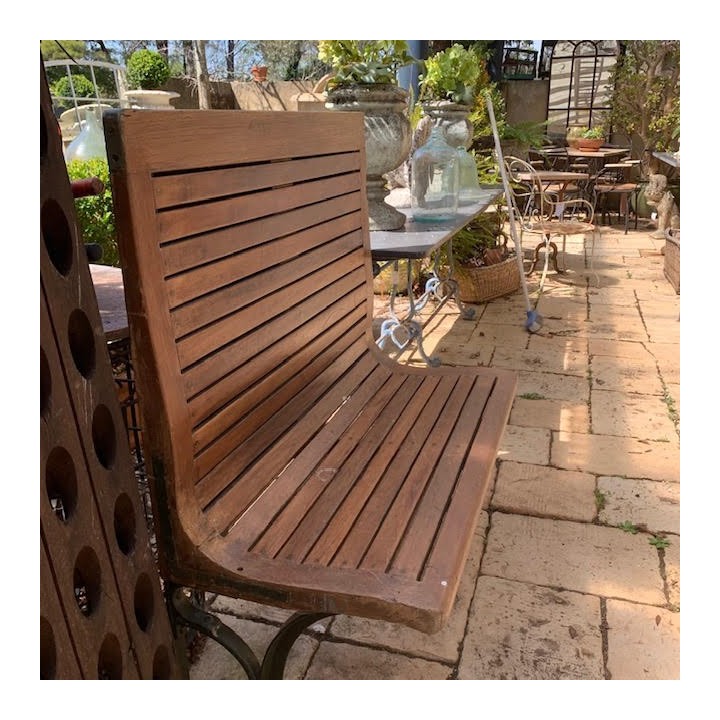 Early C20th French Metro Seat