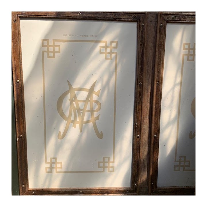 Early C20th French Metro Seat