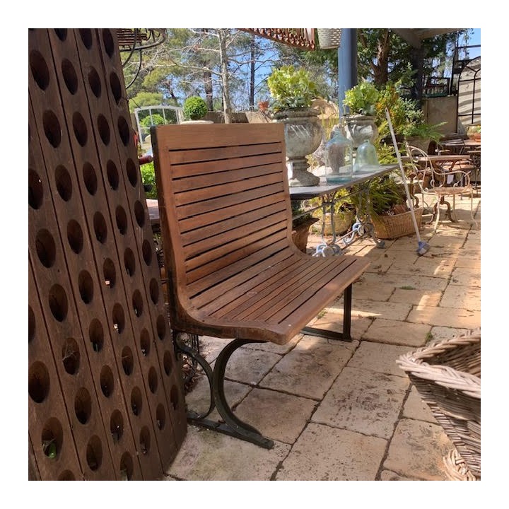 Early C20th French Metro Seat