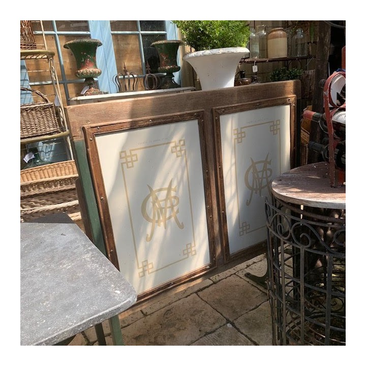 Early C20th French Metro Seat