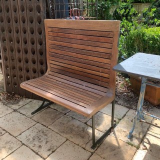 Early C20th French Metro Seat