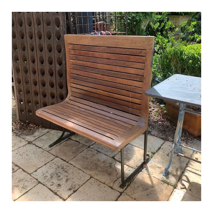 Early C20th French Metro Seat