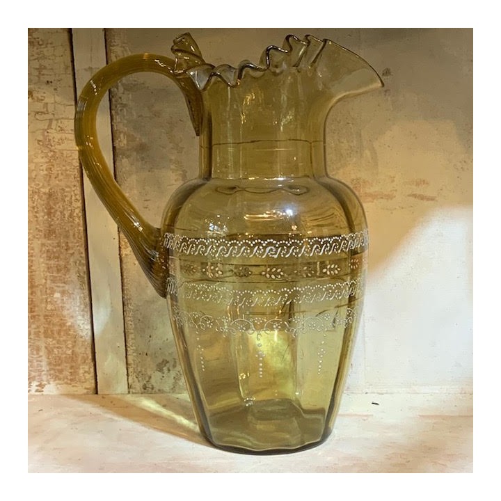 C19th Napoleon III Jug and 6 Glasses