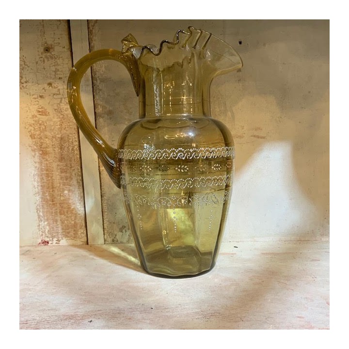 C19th Napoleon III Jug and 6 Glasses