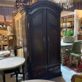 HOLD C18th Petite French Oak Armoire