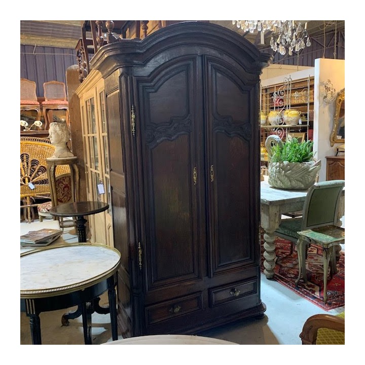 HOLD C18th Petite French Oak Armoire