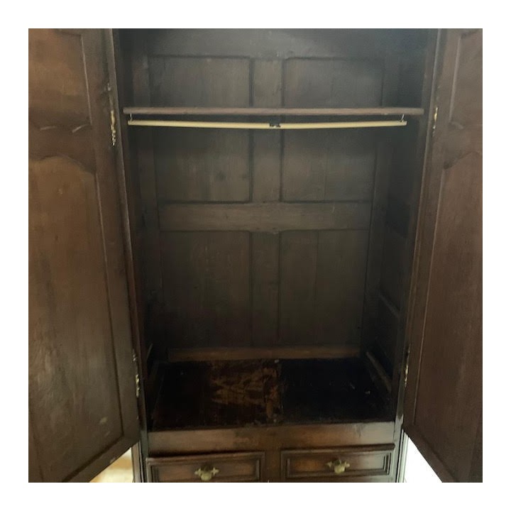 HOLD C18th Petite French Oak Armoire