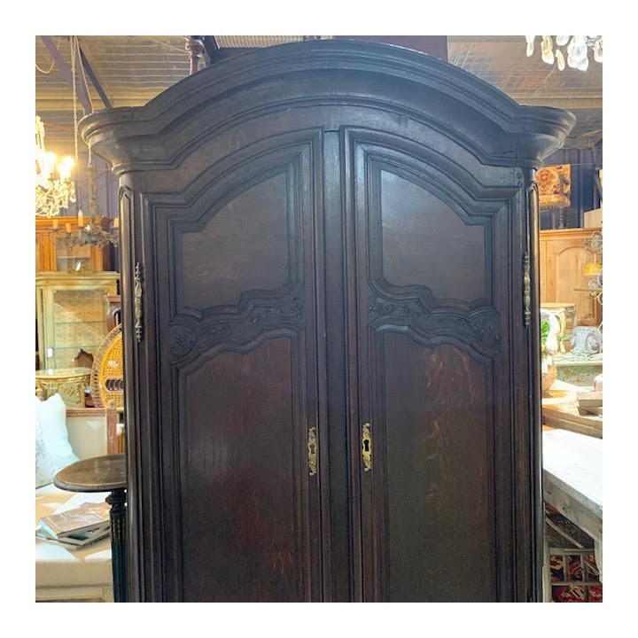 HOLD C18th Petite French Oak Armoire