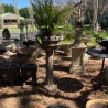 C1920 Faux Bois Pedestal and Jardiniere