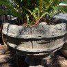 C1920 Faux Bois Pedestal and Jardiniere