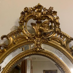 SOLD C19th French Water Gilded Mirror