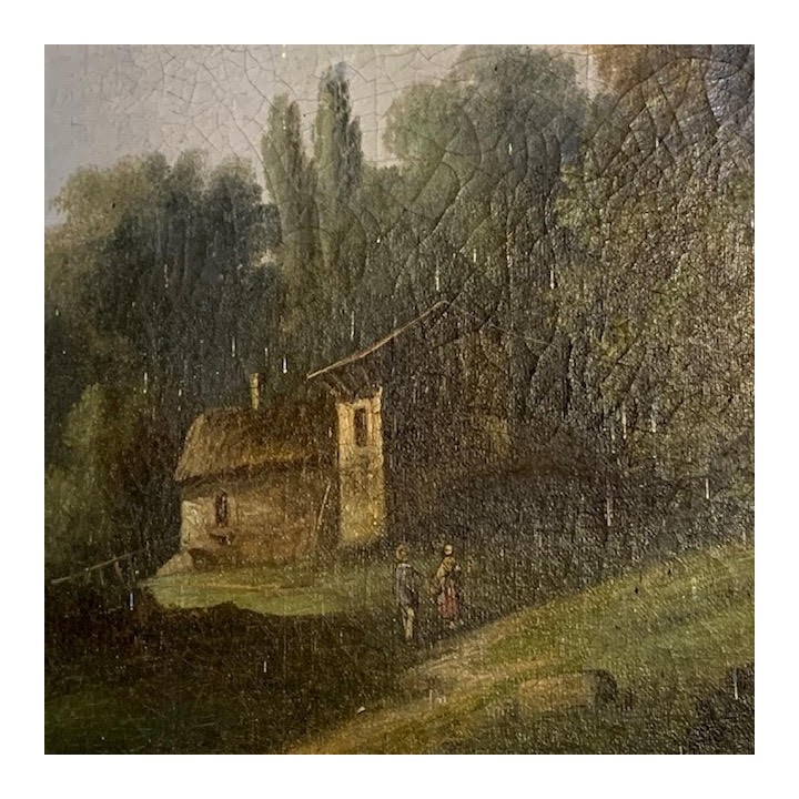 C19th French Trumeau Mirror