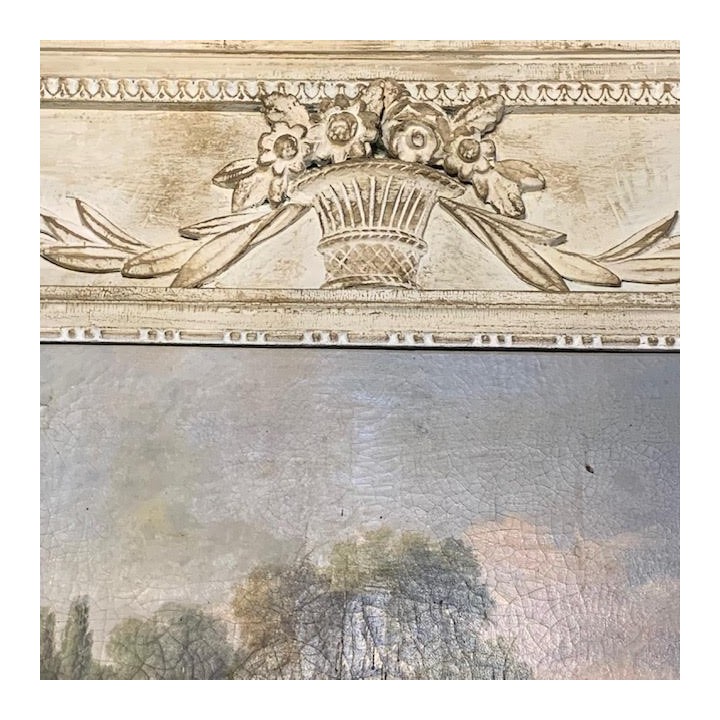 C19th French Trumeau Mirror