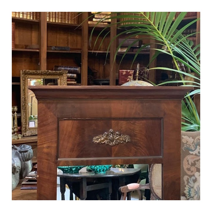 C19th Biedermeier  Pier Mirror Mahogany