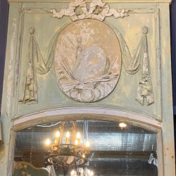 C19th French Trumeau Mirror