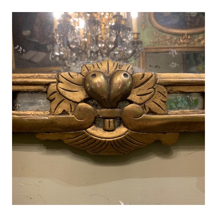 C18th French Gilt Mirror Louis XVI