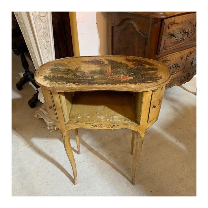 C1900 Italian Painted Finish Side Table
