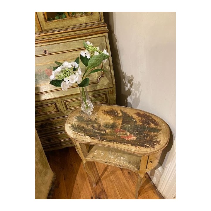 C1900 Italian Painted Finish Side Table
