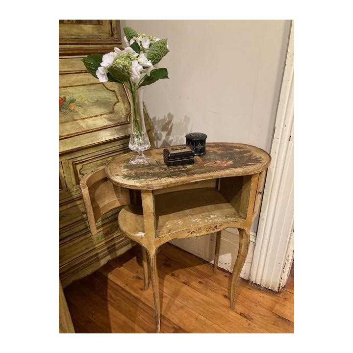 C1900 Italian Painted Finish Side Table