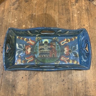 C1900's Flemish Wood Tray 600 X 320