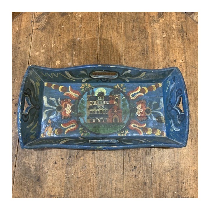 C1900's Flemish Wood Tray 600 X 320