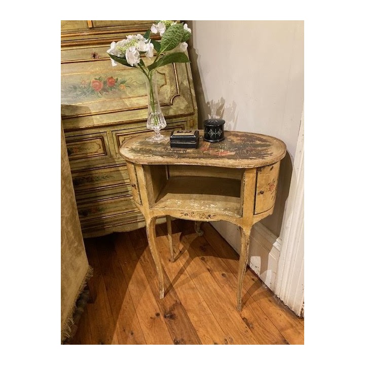 C1900 Italian Painted Finish Side Table